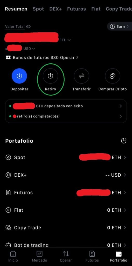 Compra de $METAL en el exchange MEXC paso previo al staking