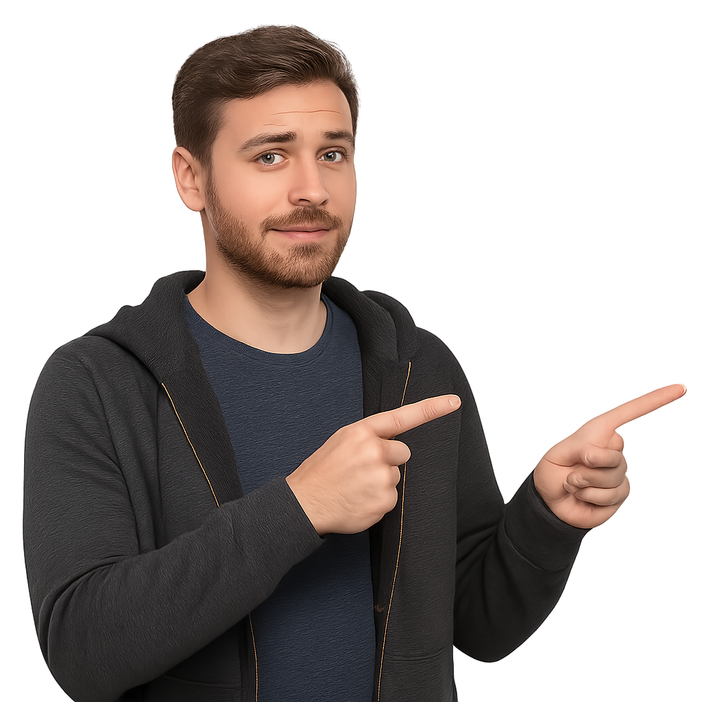 Chico señalando las mejores formaciones online