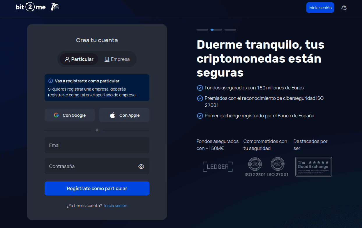 comprar ethereum en bit2me